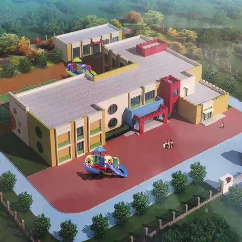 谷金楼镇中心幼儿园开园典礼邀请函