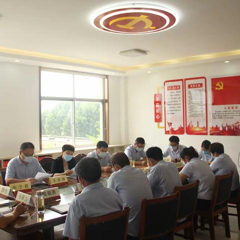 农发行蒙阴县支行党支部开展党史学习教育专题组织生活会