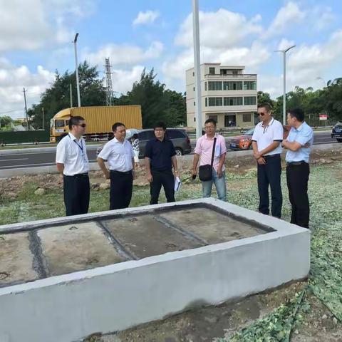 市管廊公司领导带队实地踏勘研究江东大道管廊与规划红线冲突问题