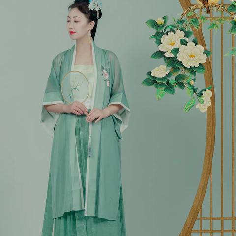 汉服工笔画