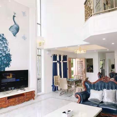 从化欧式新装修5房9床富力泉天下氧森吧欧式豪华度假别墅