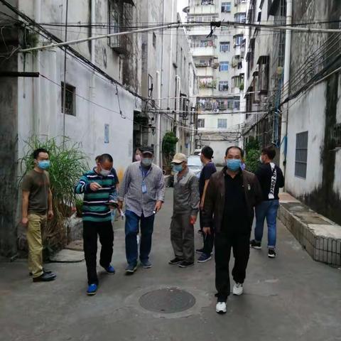 海口市检查组到邦墩社区进行病媒防治检查