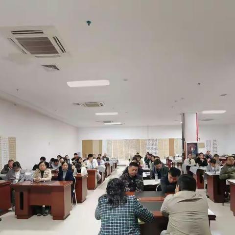 相聚庐陵书法院举行吉安县教师书法培训班十月面授