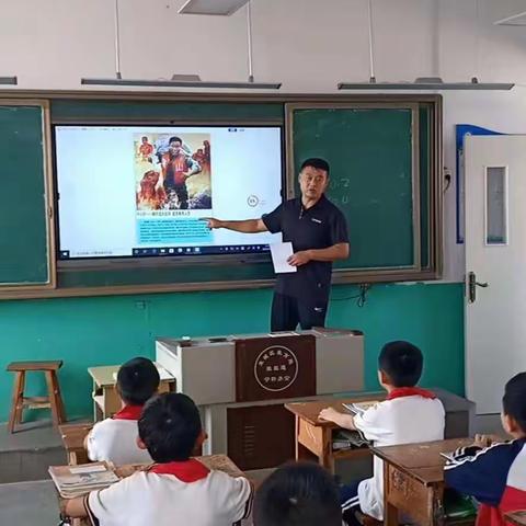 莱芜区杨庄镇开展“红色思政课进校园”活动