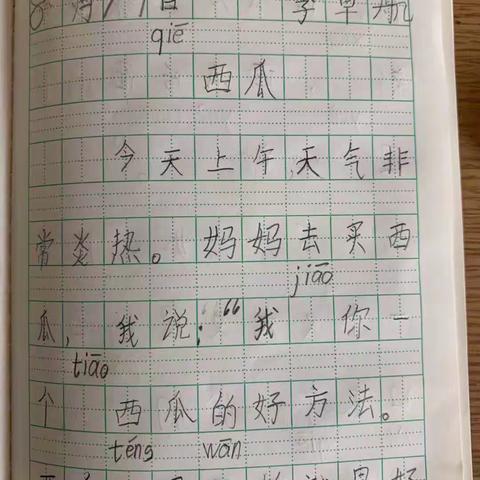 银杏小学一五班第六小组小作家作品