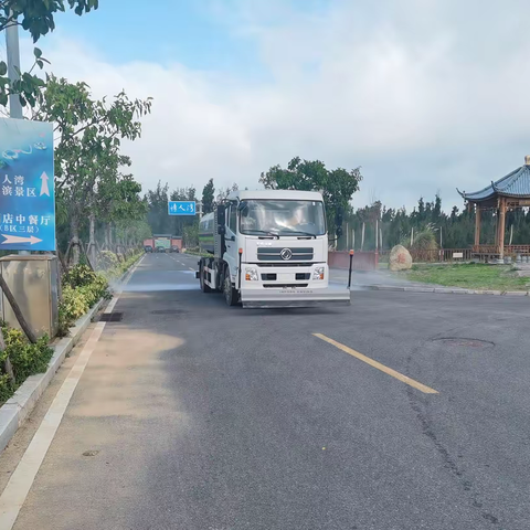 0928环卫精细化作业大提升 让金井“颜值”持续在线