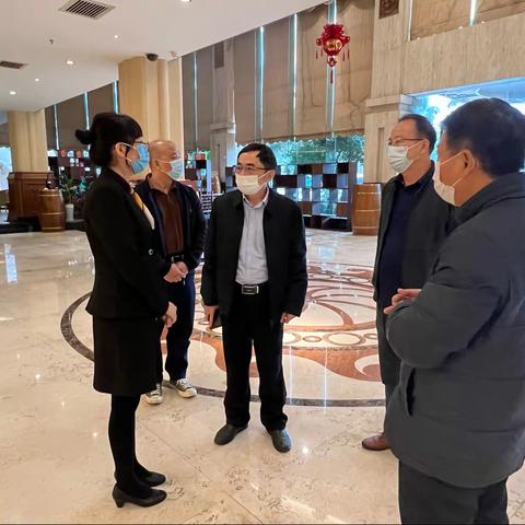 市旅游文体局二级调研员文德林带队检查旅文行业元旦春节疫情防控督导检查工作