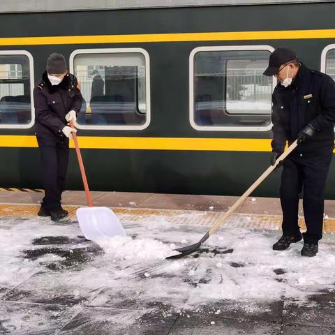 冬日记忆，客运清雪记