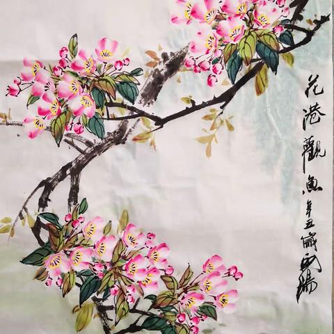 2021.6.21.组画《花港观鱼》画法（二）