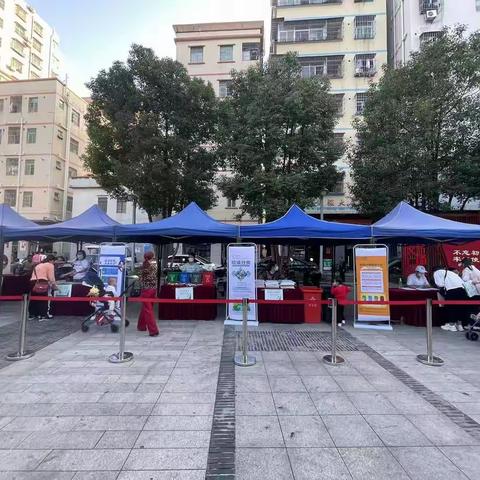 合水口社区开展垃圾分类宣传活动