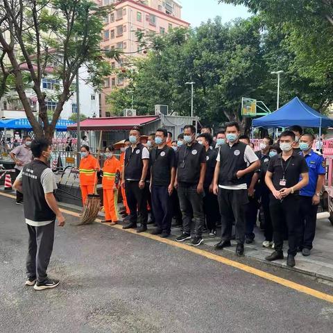 10月14日合水口社区开展“环境清扫日”大清扫活动