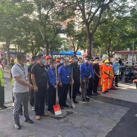 10月16日合水口社区开展“环境清扫日”大清扫活动