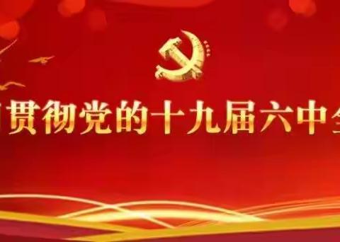 汇仟小学四（3）中队集中学习十九届六中全会精神