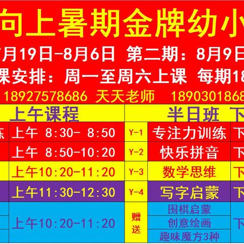 🌺天天向上🌺金牌幼小衔接半日班雅居乐教学点【第一周总结】！！