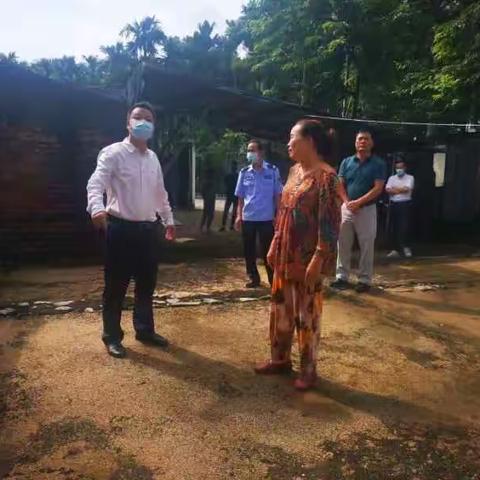 中共海棠区委书记、市现代服务业产业园工作委员会书记鲁正兰赴龙楼村走访群众