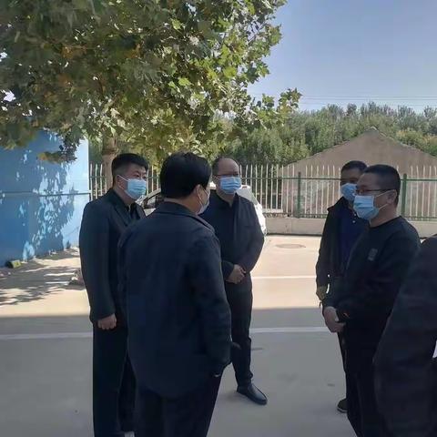 市民政局副局长岳芝国带队督导检查我县安全生产和疫情防控等工作