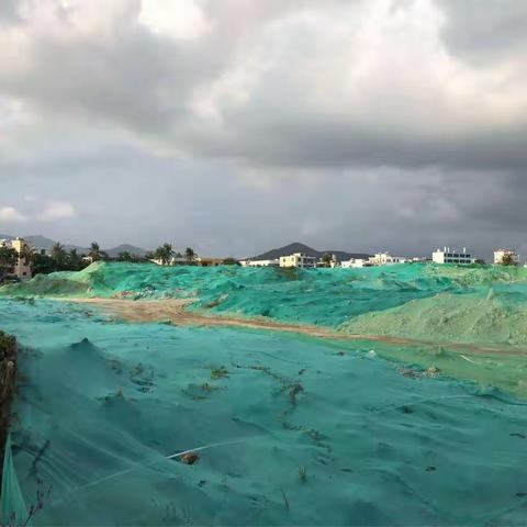 关于粤海铁路保障性住房项目现场裸露黄土覆盖情况汇报