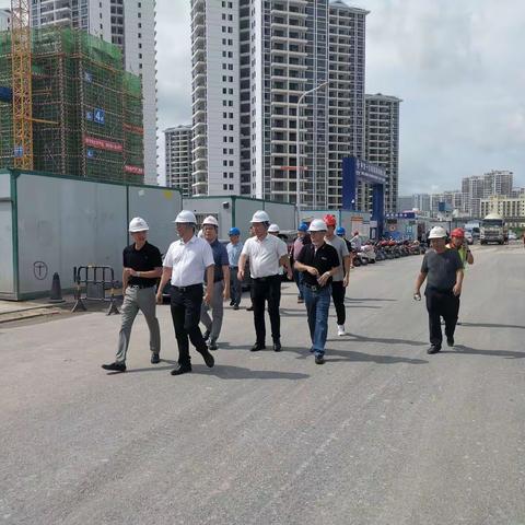 海垦实业总经理顾晓仪到海垦·桃花源等三亚项目调研安全生产月工作开展情况
