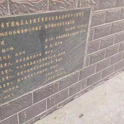 白水镇杏林小学义务教育均衡发展工作成效