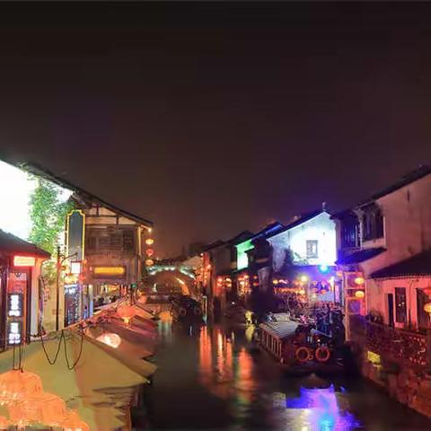 旅游简记67    夜游苏州古运河