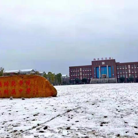 附中的雪