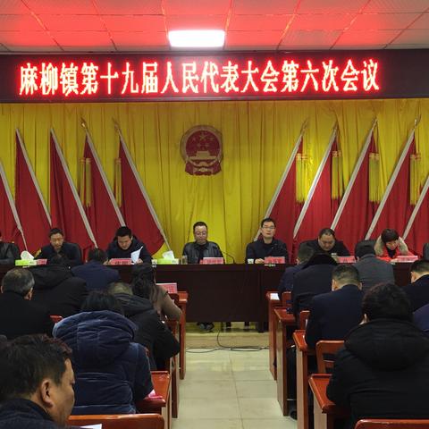 麻柳镇举行第十九届人民代表大会第六次会议暨2018年度考核表彰大会