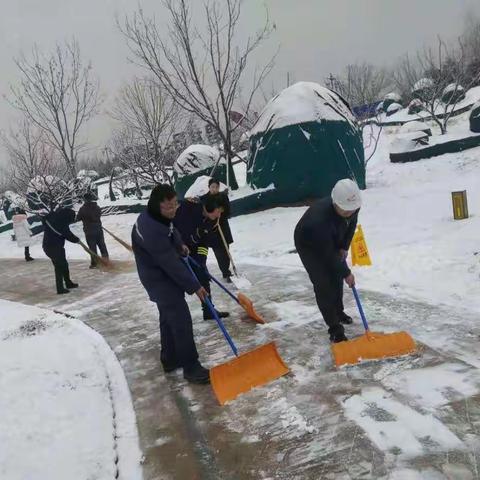 雪中的你最美——献给奋斗在扫雪一线的碧桂园全体员工