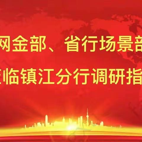 总行网金部、省行场景金融部来镇调研零售客群线上运营