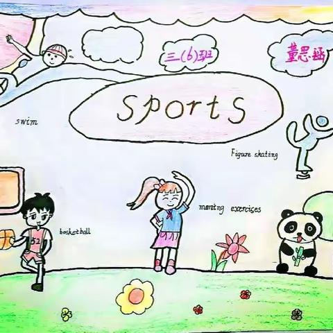 玉沙三年级英语主题创意作业展（第二期）Sports