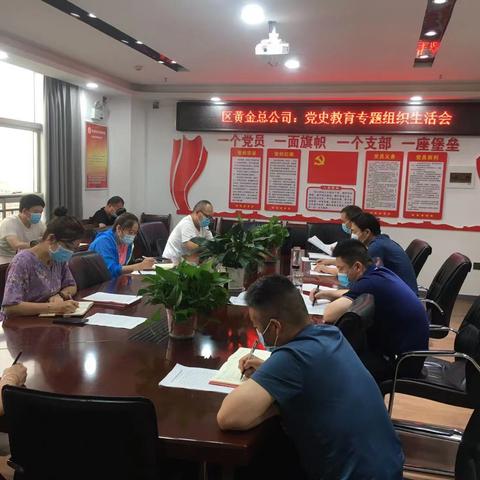 区黄金总公司：召开党史学习教育专题组织生活会