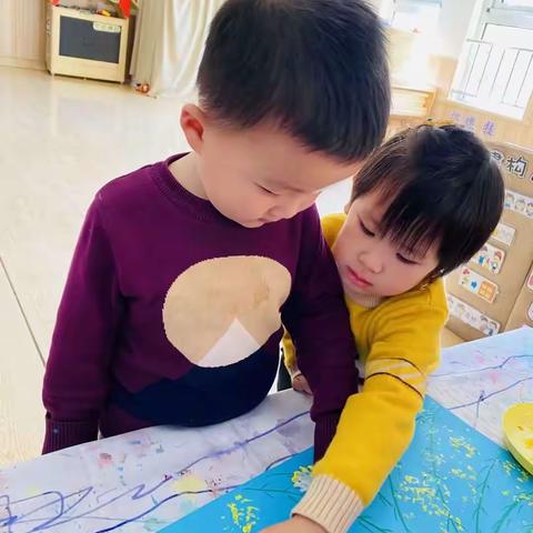 “奇妙的点彩画”青西新区北门外幼儿园小二班