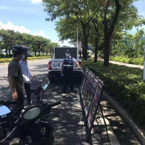海棠大队事故中队2022.731交通安全宣传