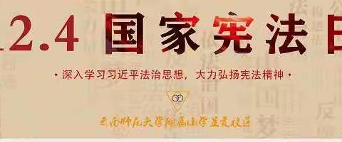 知法明礼 用法维善——云南师范大学附属小学呈贡校区“宪法宣传周”系列活动