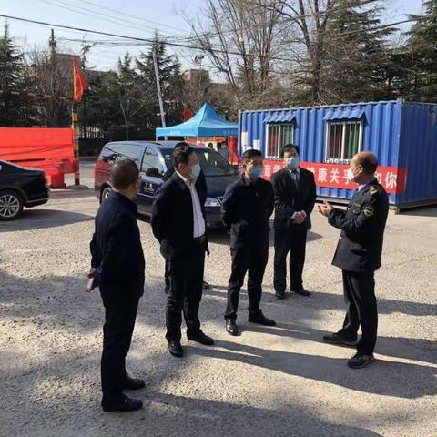 黄洪占副区长到埠村街道鹅庄市场督导个体户复工复产工作
