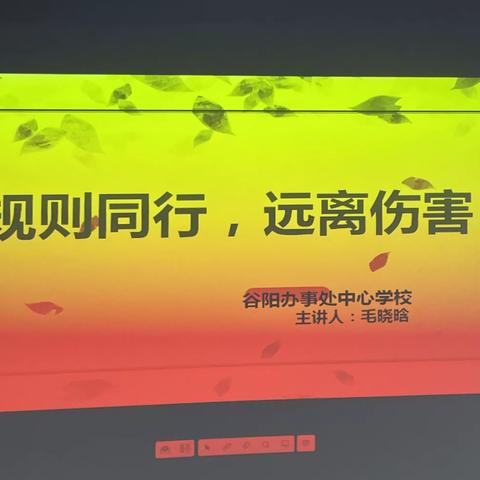 规则同行，远离伤害！