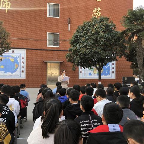 满怀信心，备战段考——金英学校七年级迎接段考动员大会