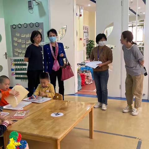 安吉尔幼稚园迎接课程开设情况和课堂教学情况督导检查