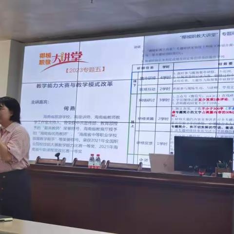 教学能力大赛与教学模式改革