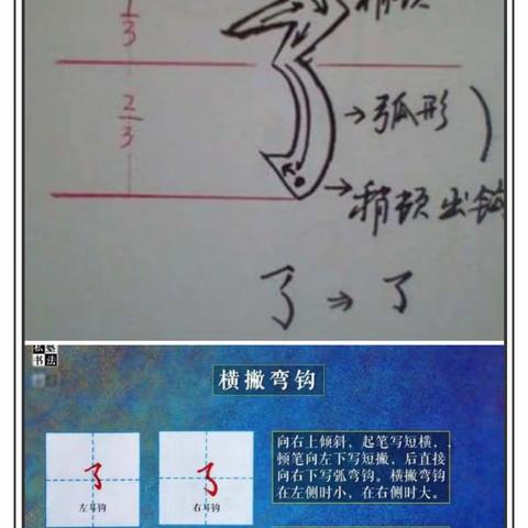 硬笔1班第七周记录