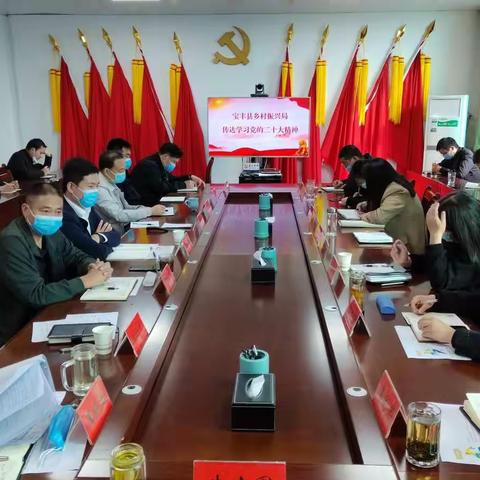 宝丰县乡村振兴局召开传达学习党的二十大精神专题会