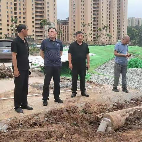 牛健英督导重点项目建设工作