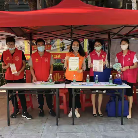 民治街道创建全国综合减灾示范型社区---民治社区宣传活动