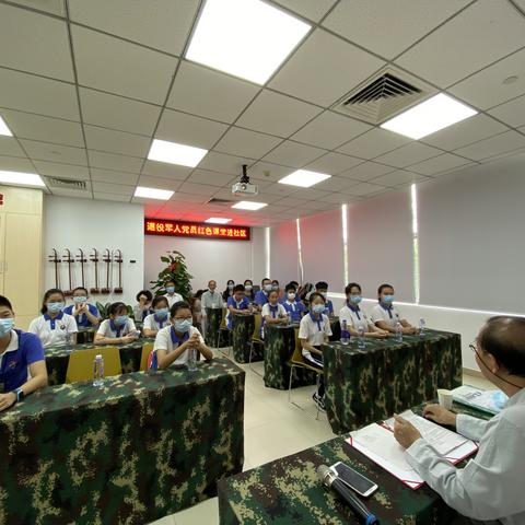 随“创文”脚步，民治街道退役军人送红色课堂进社区