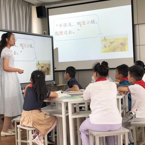 小荷初露展风采，百花齐放竞芬芳，—记新浦实验小学语文组“善智”成长杯赛课