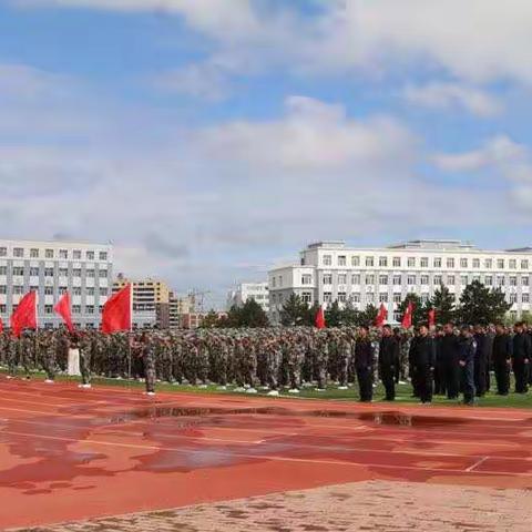 音四中2019-2020届新生开学第一课之军训