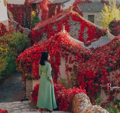 北京这地方已经红疯了！揭秘古北水镇红叶拍照地