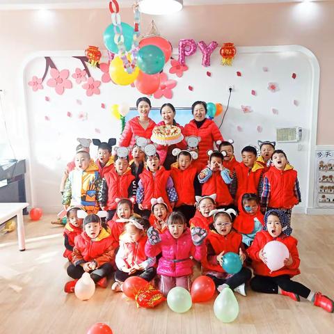 师幼迎新年，欢乐共美好——肥城市实验幼儿园（北园）满天星班开展“庆元旦，迎新年”主题活动