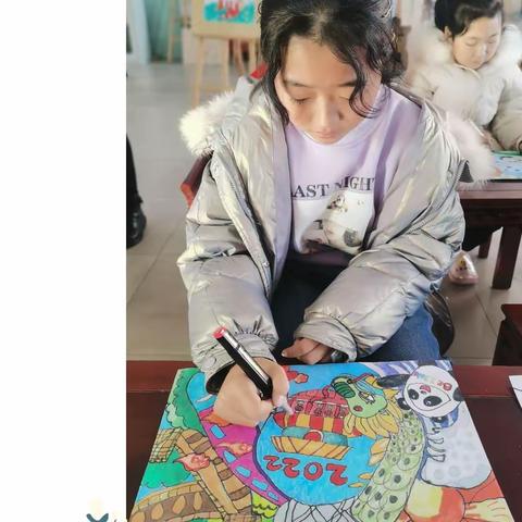 “相约冬奥——扛红旗、当先锋”专项行动——“相约冬奥 冰雪激情”察北小学开展书画作品征集活动