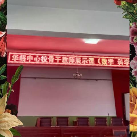 示范引领展风采  中青结合普华章   ——华峪中心校骨干教师展示课(数学、科学组)