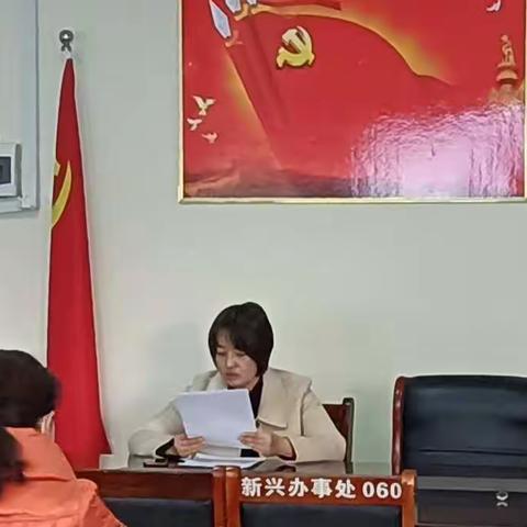 新兴街道党工委召开11月份主题党日活动安排部署会